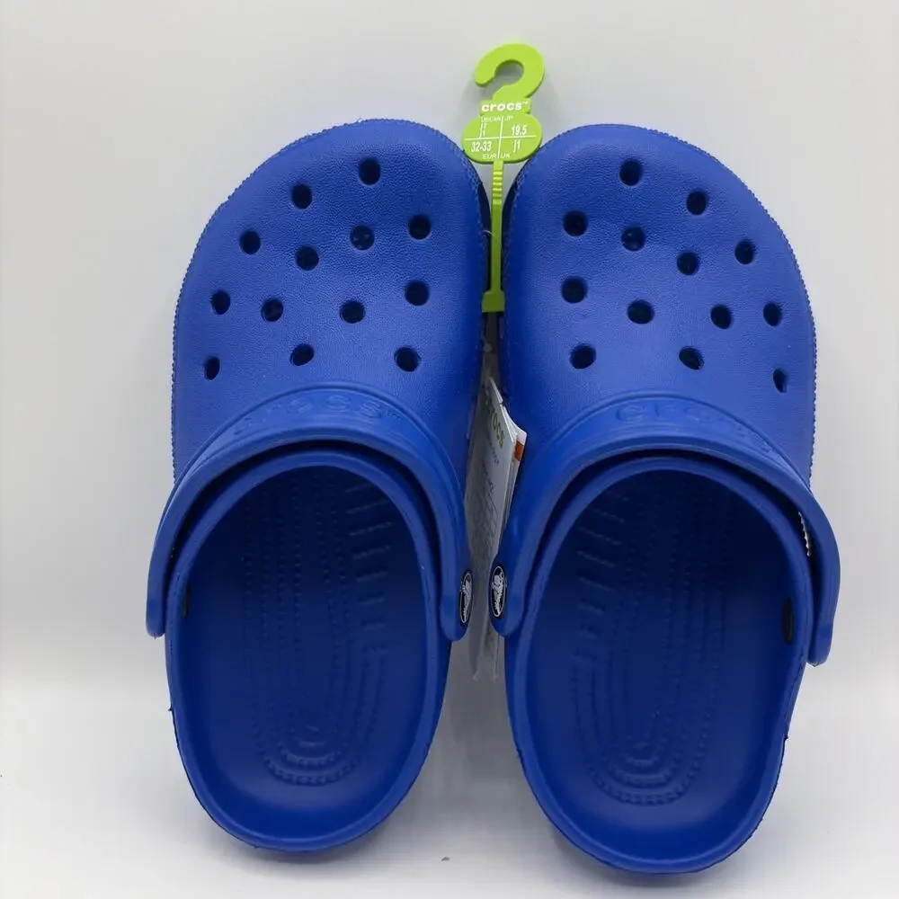 Crocs Blue Kids Classic Clog 206991 Size J1 Slip On NWT